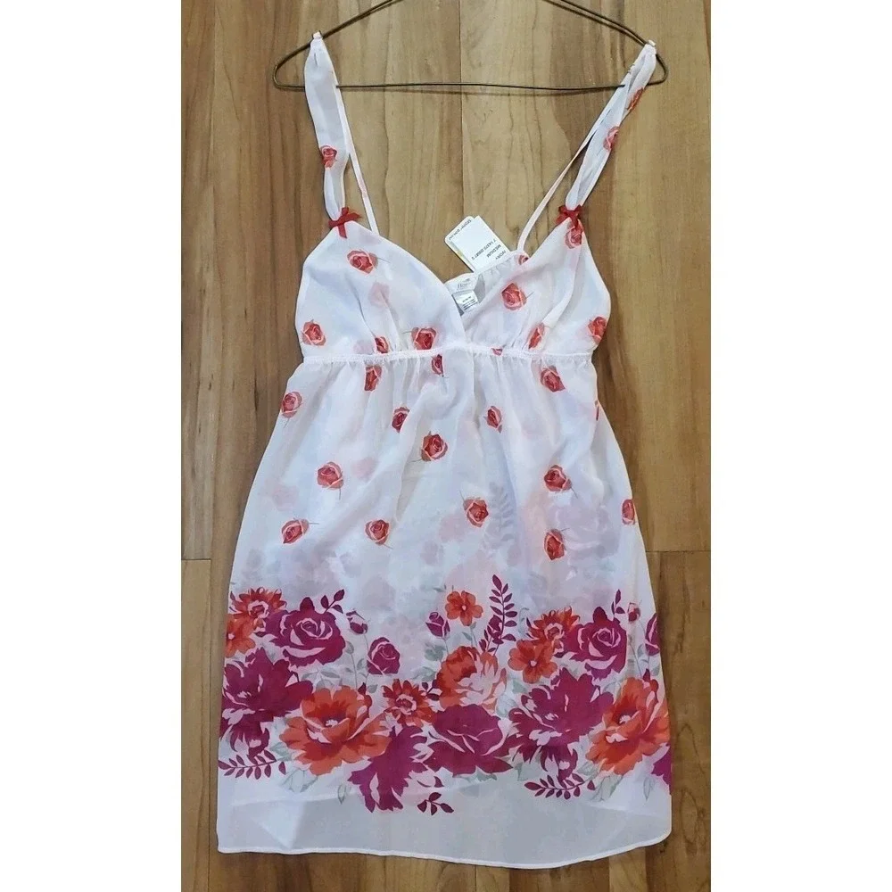 Flora‎ By Flora Nikrooz Chemise Lingerie Nightgown and Robe Size Medium Peignoir